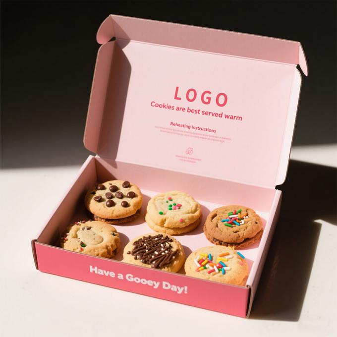 창과 함께 식품 포장 상자