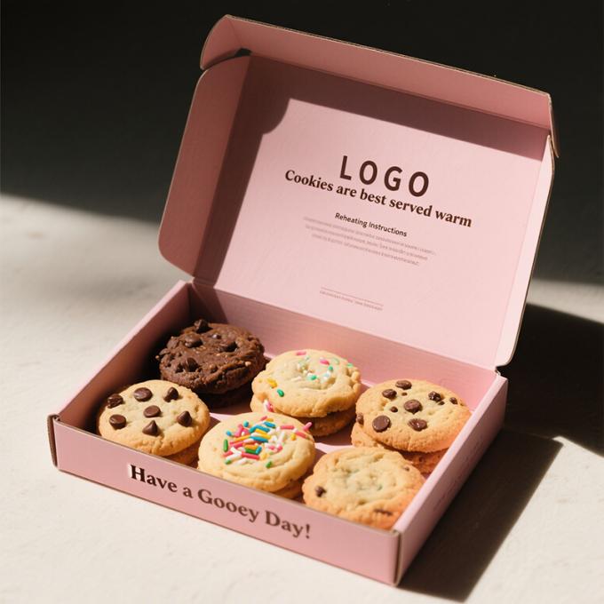 환경 친화적 식품 상자 클로즈업