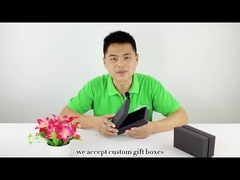 박스 CMYK 팬톤을 패키징하는 특정 개인 앞 검은 보석