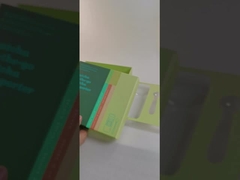 플라스틱 소재와 리본 액세서리를 가진 맞춤형 디자인 화장품 포장 상자