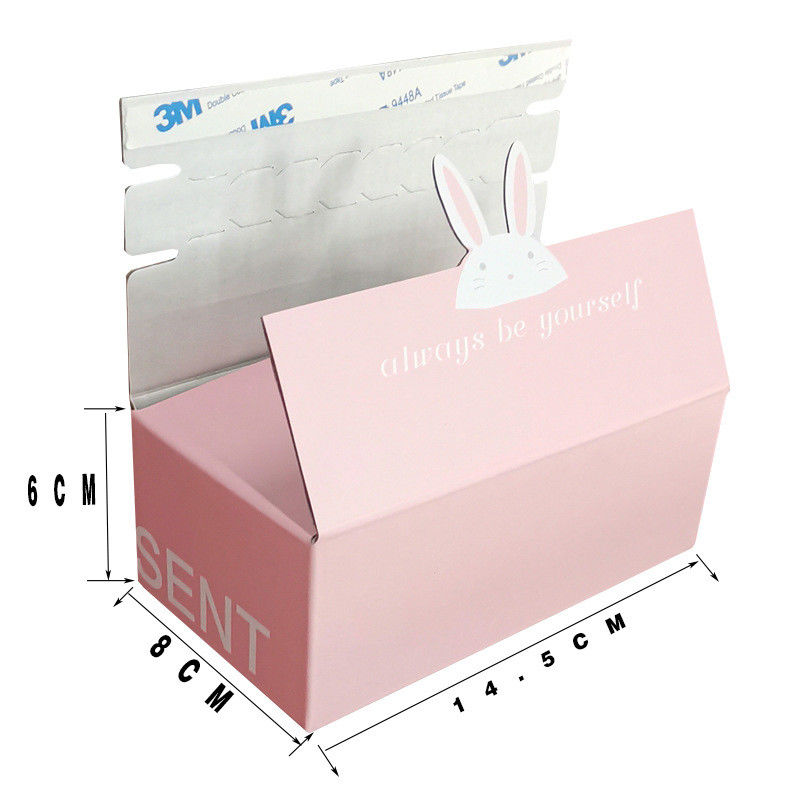 제품 배송을 위해 로고와 함께 사용자 지정 종이 브랜드 메일 상자