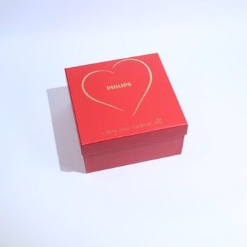 개인화 된 럭셔리 레드 소매 카드보드 선물 상자