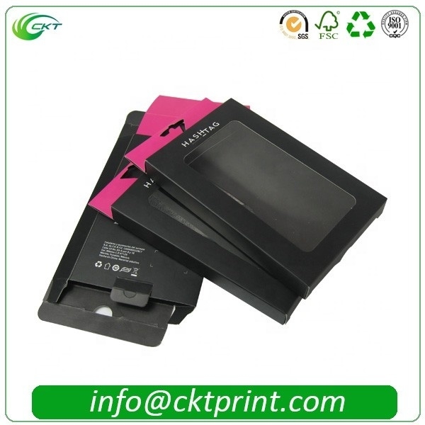 선명한 창문과 맞춤 인쇄 된 고지 선물 상자, PVC 창문과 전문 선물 상자
