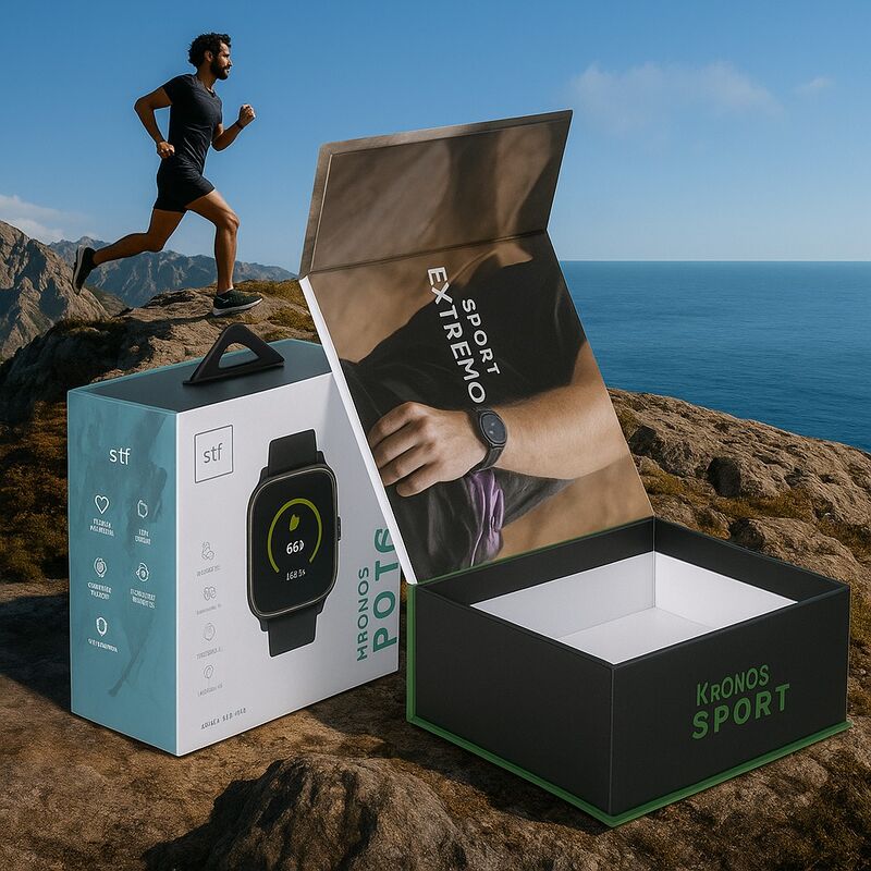 스마트 워치 밴드 케이스 포장용 맞춤 로고 럭셔리 리사이클 카드보드 선물 상자