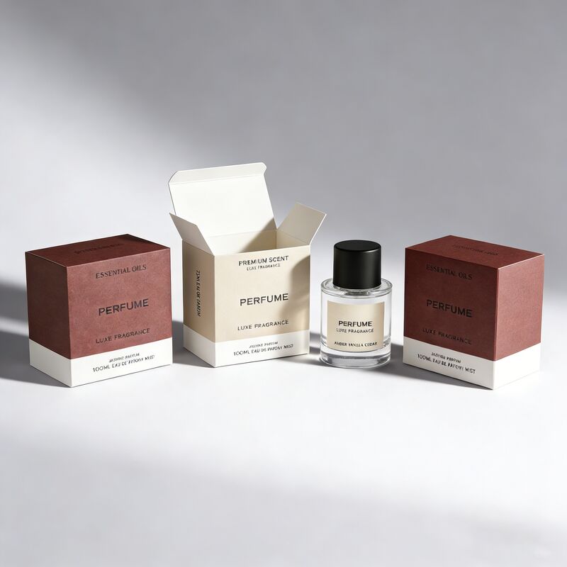 고급 향수 선물 상자에 맞춤 로고 인쇄 및 네 가지 색상 인쇄를 가진 슬라이드 인 향수 포장 상자