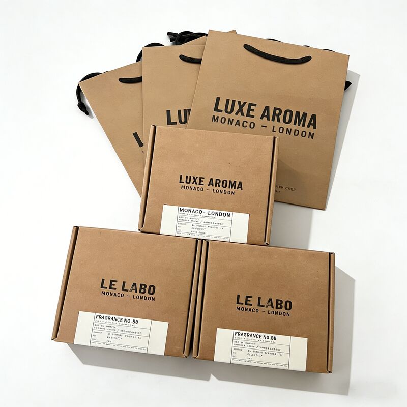 친환경 맞춤 인쇄 향수 포장 상자 (50ml 병용 내부 삽입 포함) 도매 OEM
