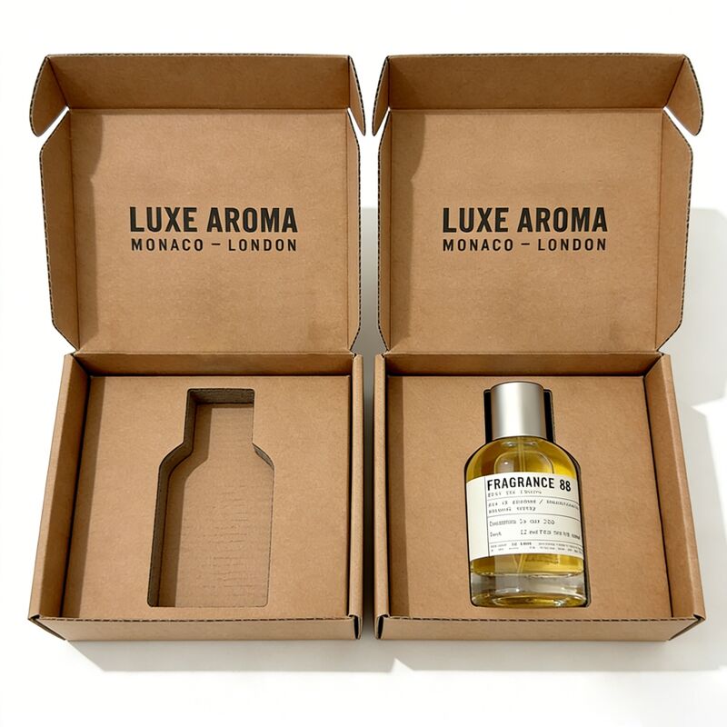 친환경 맞춤 인쇄 향수 포장 상자 (50ml 병용 내부 삽입 포함) 도매 OEM