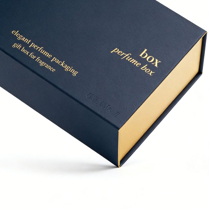 럭셔리 선물 세트를 위한 마그네틱 클로저 및 금박 스탬핑 맞춤 향수 포장 상자