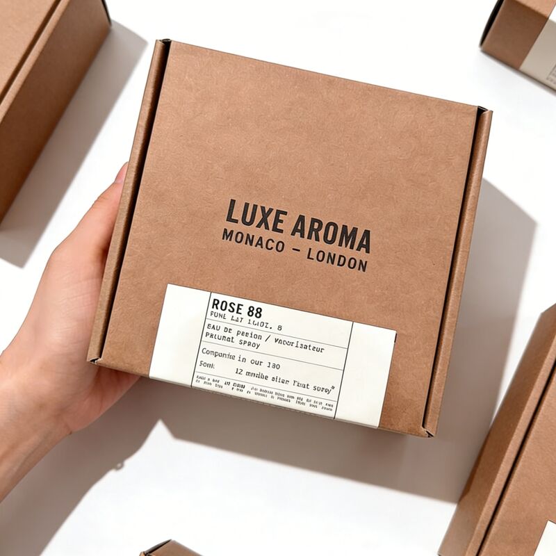 친환경 맞춤 인쇄 향수 포장 상자 (50ml 병용 내부 삽입 포함) 도매 OEM