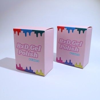 맞춤형 귀여운 디자인 젤 폴란드 상자 패키지 뷰티 제품 패키지 도매
